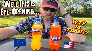 European vs American FANTA Comparison amp Taste Test Shocking Quality DIFFERENCE [upl. by Adim467]