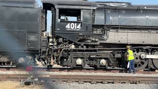 Steam Crew Waking Up Big Boy 4014 in Ogden UT [upl. by Notreb]