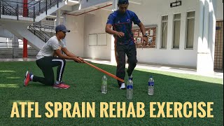 ATFL Sprain Rehab Exercise [upl. by Avid]