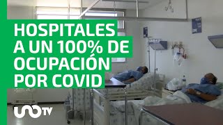 Cuídate hospitales de 7 estados registran 100 de ocupación por COVID19 [upl. by Backer891]