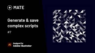 MATE Tip 7 Combine a chat into a script and export it  Adobe Illustrator [upl. by Harsho]