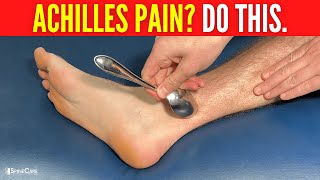 How to Relieve Achilles Tendonitis in SECONDS [upl. by Alleirbag]