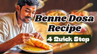 Crispy Benne Dosa at Home – A Buttery Delight in Every Bite  Watch This Full Recipe [upl. by Camilla]