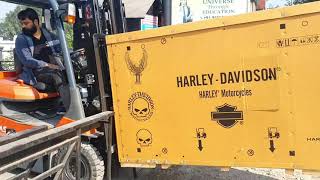 First unboxing of HarleyDavidson Sportster S in india [upl. by Farleigh]