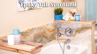 DIY Tub Surround Installation  Stone Coat Epoxy [upl. by Dyson]