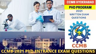 CCMBHYDERABAD PHD ENTRANCE EXAM QUESTIONSIMPORTANT QUESTIONS FOR PHD LIFE SCIENCESCCMB [upl. by Jordan597]