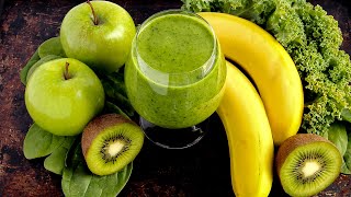 How to Make a Refreshing Tropical Treat Kiwi Smoothie [upl. by Byrne]