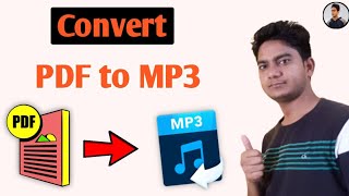 How to convert pdf to Audio book  pdf ko mp3 me kaise sune  haseenkhadouli20 [upl. by Yesllek]