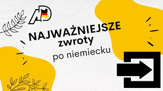 Najważniejsze niemieckie zwroty dzięki którym szybko zaczniesz mówić po niemiecku [upl. by Esenwahs873]