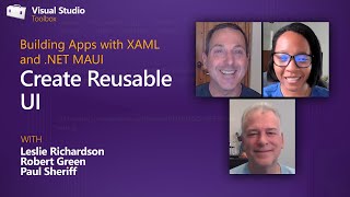 Create Reusable UI 7 of 18  Building Apps with XAML and NET MAUI [upl. by Yrocal]