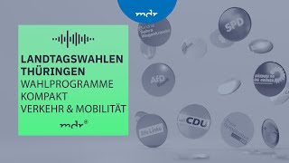 Verkehr amp Mobilität – Was Thüringens Parteien planen  Podcast Wahlprogramme kompakt  MDR [upl. by Farah728]