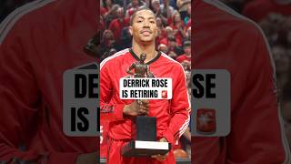 Derrick Rose is retiring from the NBA after 15 seasons 👏 [upl. by Nuzzi]