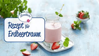 ErdbeerSmoothie Rezept  Landliebe [upl. by Yrroc]