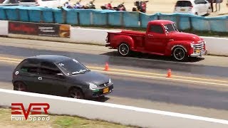 Chevrolet Corsa vs   Drag Races [upl. by Nnylkoorb]