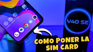 VIVO V40 SE ☑️ Instalar La SIM CARD y MICRO SD📲 vivov40lite simcard microsdcard [upl. by Kazue858]