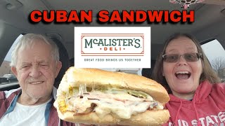 McAlisters Deli Cuban Sandwich Review foodreview fastfoodreview fastfood tastetest [upl. by Nylidnam950]