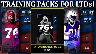 Ultimate Kickoff Training Pack Opening Can Pull LTD Gilmore Or Taylor Madden 24 Ultimate Team [upl. by Eurd159]