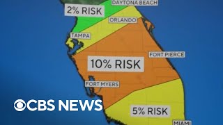 Tornado risks in Florida as Hurricane Milton approaches [upl. by Bernard596]