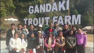 Gandaki trout farm is bigest fish farm in Nepal Pokhara tour 2024 [upl. by Illah921]