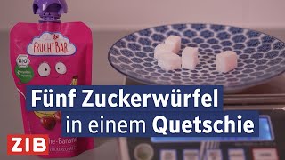 „Quetschies“ Wie gesund ist ObstMus aus dem Sackerl  konkret [upl. by Norval151]