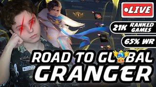 🔴Global Granger  Mythic Immortal 131⭐ Live Stream Mobile Legends [upl. by Nauqes613]