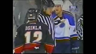 Jarome Iginla vs Craig Conroy [upl. by Nahsed]