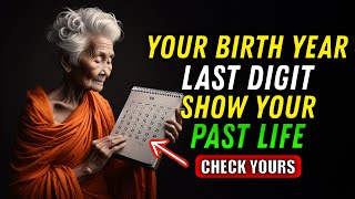 What The Last Digit of Your Birth Year Says about your Past Life ✨Buddhist Teachings [upl. by Ettevad291]