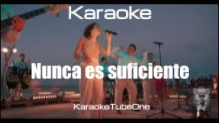 Karaoke Nunca Es Suficiente Los Angeles Azules y Natalia Lafourcade [upl. by Atterbury414]