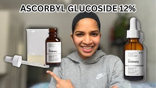 The Ordinary Ascorbyl Glucoside Solution 12 Review  Vitamin C serum for face  Researcher Explains [upl. by Chara807]