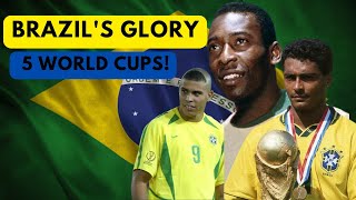 Brazils World Cup Titles  The History of the Victories [upl. by Heath862]