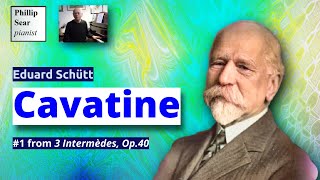 Eduard Schütt Cavatine Op40 No1 [upl. by Sophie]