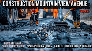 Construction Mountain View Avenue  Spark Program Jamaica [upl. by Anitsud]