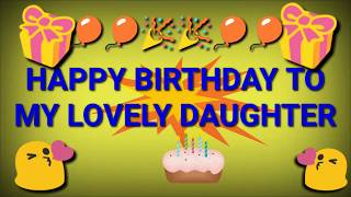 Birthday wishes for daughter 🎂🎂 [upl. by Judah]