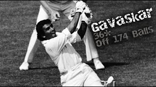 On This Day  Sunil Gavaskars Shocking 36 off 174 balls in World Cup 75 Against England [upl. by Koval]