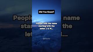 People with the name starting with the letter J ampMpsychologyfacts facts shortsfeed shortsfeed [upl. by Parshall]