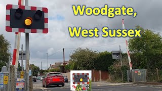 Woodgate Level Crossing West Sussex [upl. by Jehius]