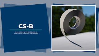 CSB  Butylene adhesive sealing tape for solar panel installation [upl. by Novit239]