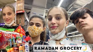 RAMZAN GROCERY SHOPPING🛒 ZOLISH VLOGS [upl. by Anoif]