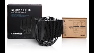 NOCTUA NHD15S CHROMAXBLACK 🎯 CPU Cooler Unboxing and Overview [upl. by Griffith624]