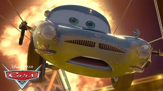 Finn McMissiles Getaway Chase in Cars 2  Pixar Cars [upl. by Peder]