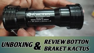 UNBOXING BOTTOM BRACKET BB CERAMIC BEARING MERK KACTUS DI POLYGON STRATOS S7 2022 [upl. by Nnaecyoj228]