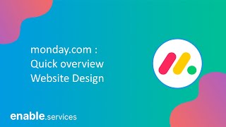 mondaycom quick overview for Website Designers [upl. by Fox867]