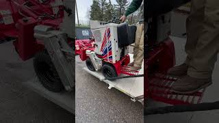 ventrac winter liftgate snowremoval gettingready broom plows salter icemelt [upl. by Rofotsirk]