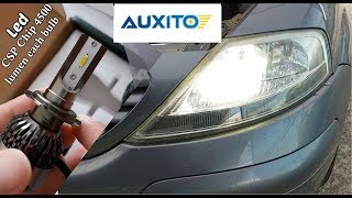 New LED HeadLight Bulbs H7 6000K  Review and Installation on Citroen [upl. by Mirak153]