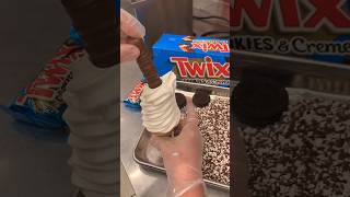 Twix Ice Cream Chocolate Dipping [upl. by Hessler]