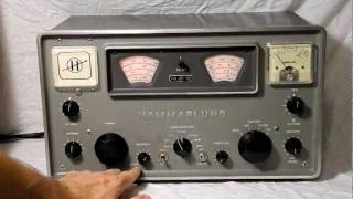 The Hammarlund HQ110 Communications Receiver [upl. by Helyn]