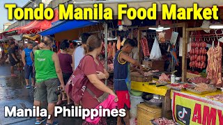 Filipino Food Market Tour in TONDO MANILA  Pritil Public Market  Manila Philippines [upl. by Stranger545]