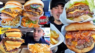 Vartan fresh FASTFOOD mukbang compilation  asmr eating sounds 🍔🍟🌭burger fries hotdog [upl. by Ardnaskela]