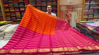 Bangalore Malleshwaram Semi SilkSemi Crepe Silk amp Gifting Sarees  Offer prices with Free Shipping [upl. by Lemert]