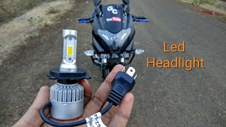 Best Led headlight ever for pulsar [upl. by Salokcin645]